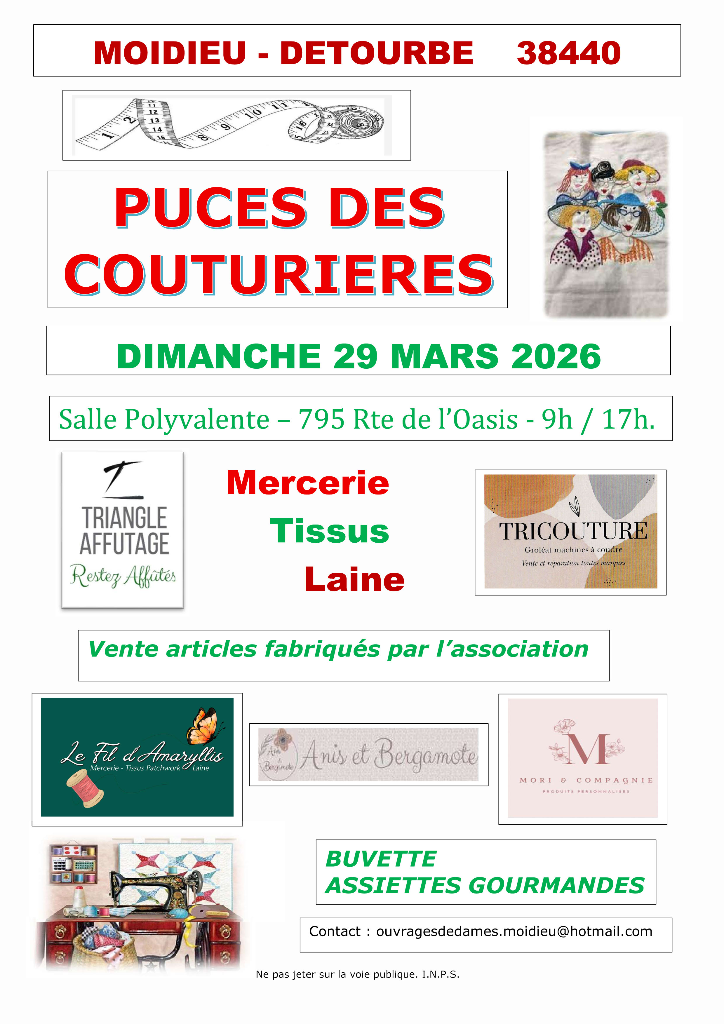 affiche puces Moidieu